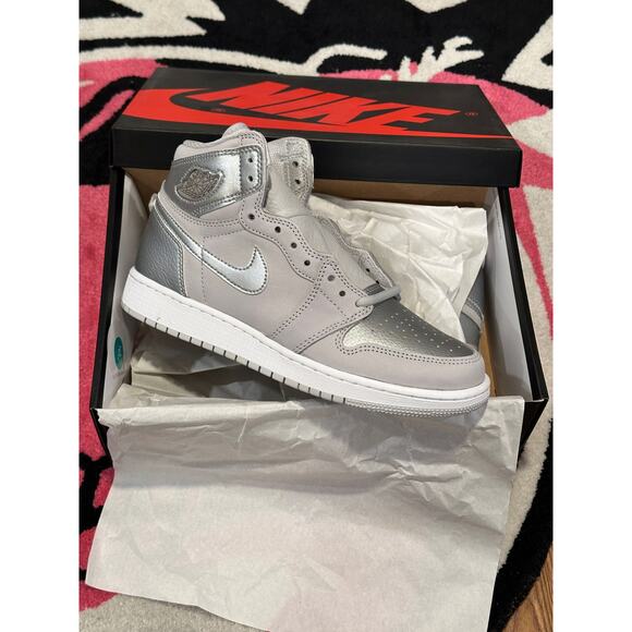 Jordan 1 Retro High CO Japan Neutral Grey (GS) 7 - Picture 9 of 9